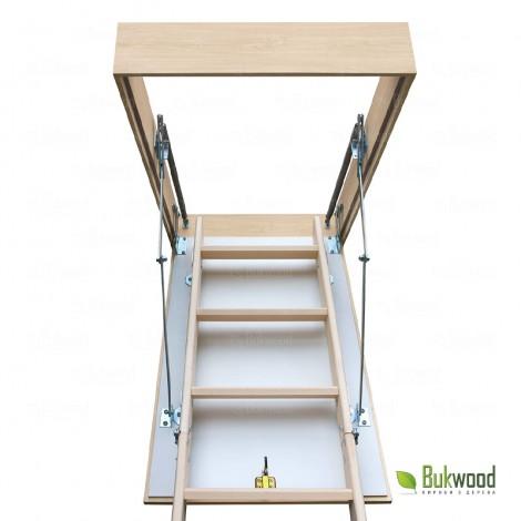 Складні горищні сходи Bukwood ECO+ Standard 110х90 см