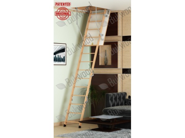 Складні горищні сходи Bukwood EXTRA Long 110х80 см
