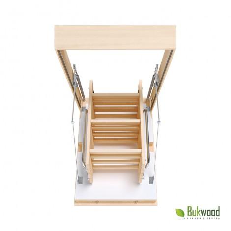 Складні горищні сходи Bukwood EXTRA Mini 100х60 см