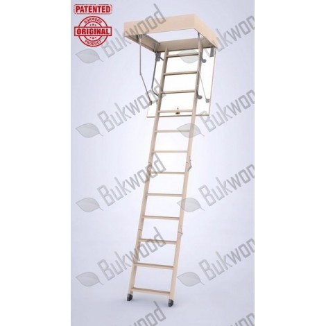 Складні горищні сходи Bukwood EXTRA Mini 100х70 см