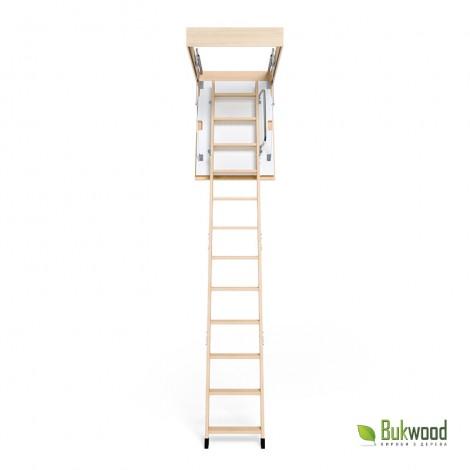 Складні горищні сходи Bukwood LUXE Mini 100х70 см
