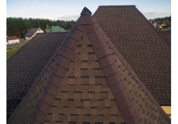 Фото дахів з черепицею ТехноНІКОЛЬ Shinglas Кантрі Арізона