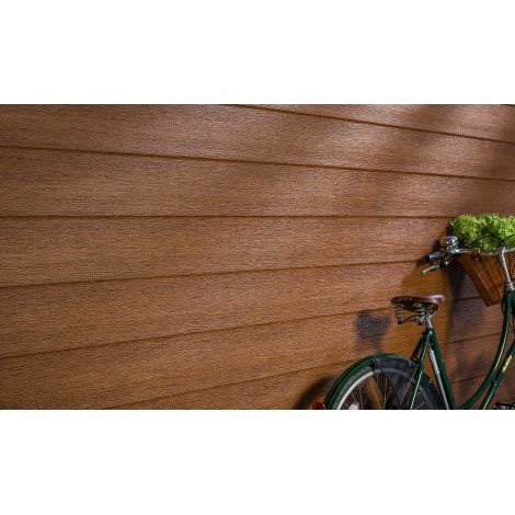 Фасадна панель VOX Kerrafront Wood Design FS-201 180х6000 мм золотий дуб