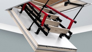 Завод OMAN выпустил новую модель чердачных лестниц - POLAR PLUS!