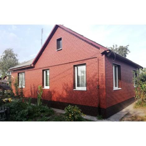Фасадна панель Ю-Пласт Стоун-хаус цегла коричнева 230х3025 мм
