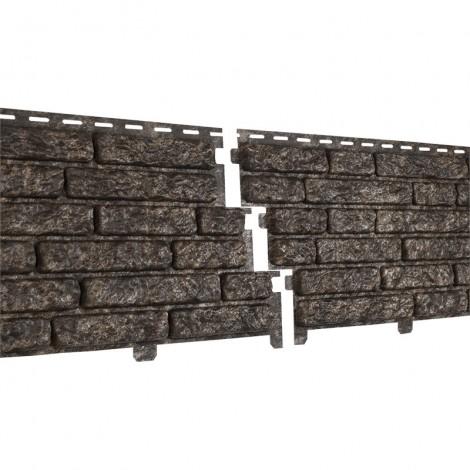Фасадна панель Ю-Пласт Стоун-хаус кварцит коричневий 250х2000 мм
