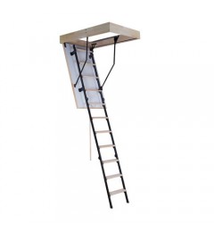 Чердачная лестница трехсекционная OMAN STALLUX TERMO 110х55 см
