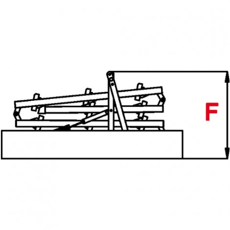 Ножичні сходи для горища OMAN FLEX TERMO METAL BOX 80х70 см