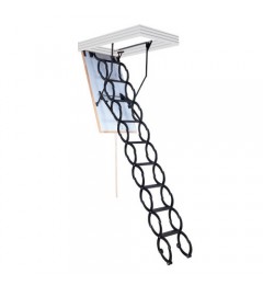 Чердачная лестница ножничная OMAN FLEX TERMO METAL BOX 70х50 см